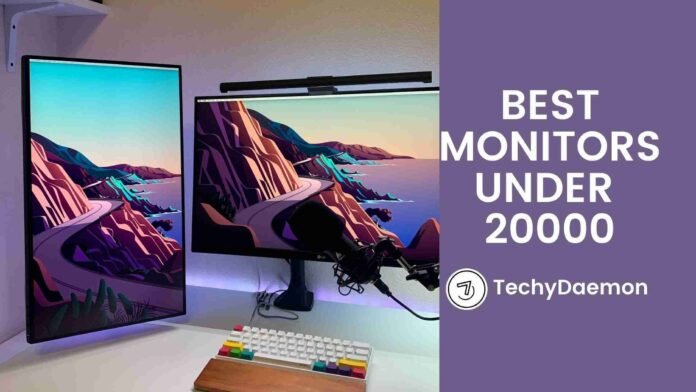 best monitor under 20000 in india